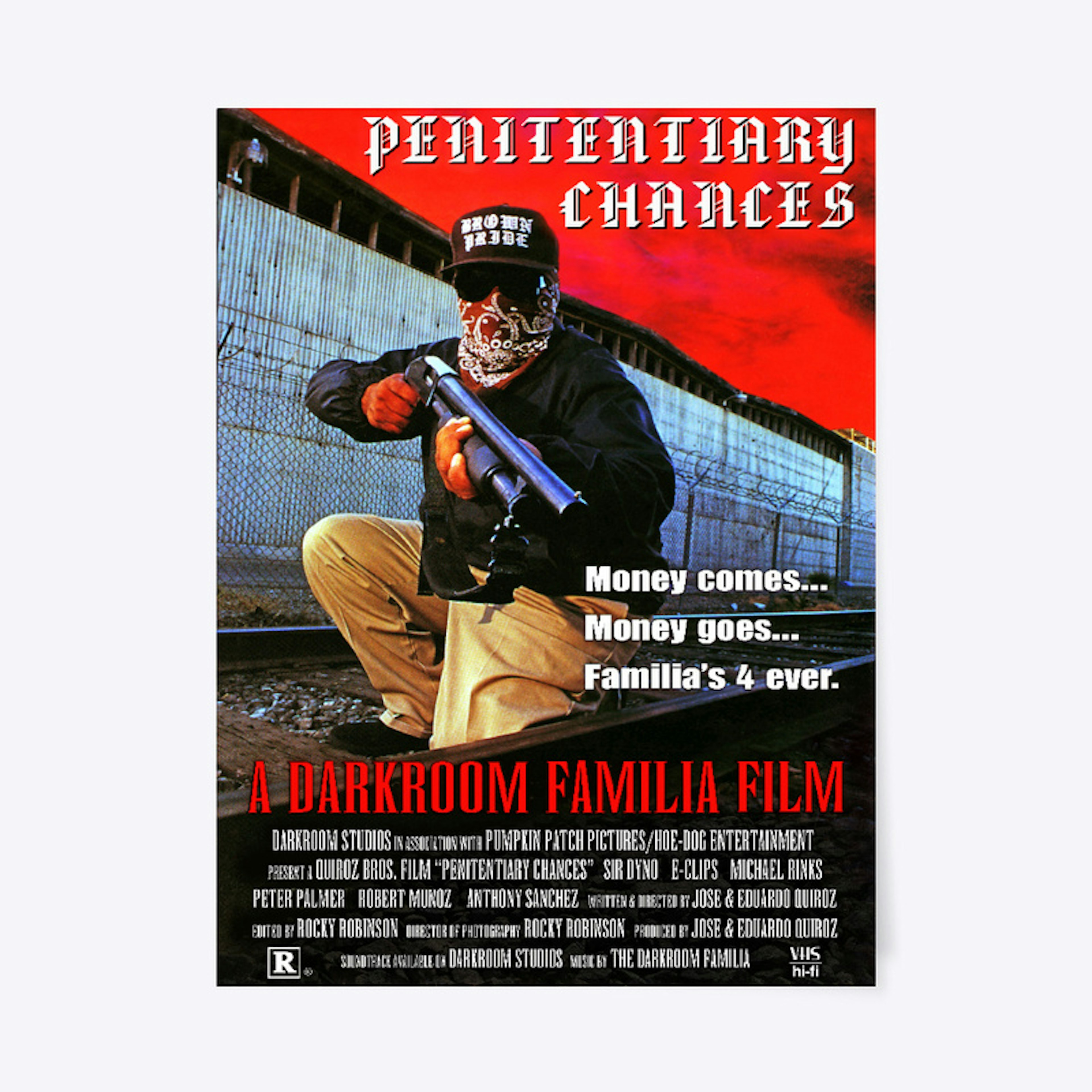 Original Penitentiary Chances VHS Poster