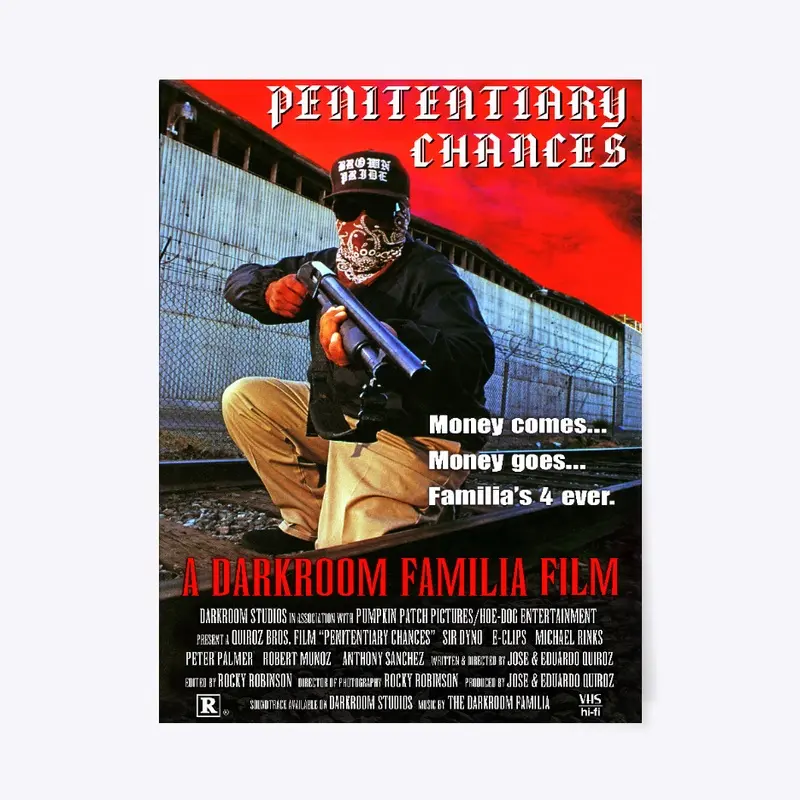 Original Penitentiary Chances VHS Poster